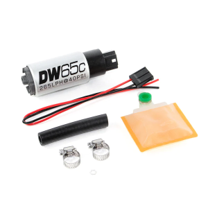 Uprated in-tank fuel pump DeatschWerks DW65c (265lph) universal mounting kit 9-1000 without clips