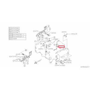 Sensor de detonação de origem para Subaru Impreza GT 94-96