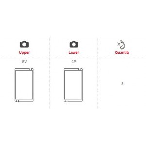 Panewki korbowodowe King do BMW N63B40 N63B44 S63B44 M5 F10 F90 2011+