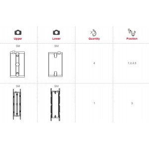 Set de rulmenți principali pentru arborele cotit King pentru BMW N63B40 N63B44 S63B44 2009+ set