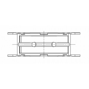 Комплект основни лагери на коляновия вал ACL Race за Ford Focus RS MK2 ST225 Mustang 2.3L Mazda 3 MPS set