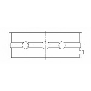 Hovedveivaksel-lagersett King for SAAB 2.0 2.3 B204 B205 B234 B235-sett