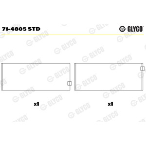 Plejlstanglager GLYCO for BMW Mini N47C20 N47D20 N57D30