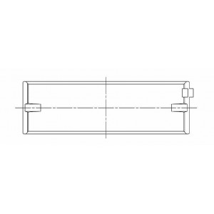 Set de rulmenți principali pentru arborele cotit ACL Aluglide pentru Renault 1.8L 2.0L F7P F7R F4R F8M F8Q set